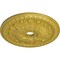 Ekena Millwork Tomango Egg & Dart Medallion (Canopies up to 6 3/4"), 27 7/8"OD x 3 7/8"ID x 2 1/2"P, Rich Gold CM27TORGS - alternate 3